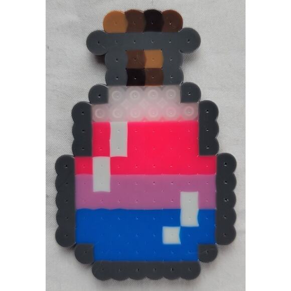 Bisexual LGBT Potion Perler Pixel Art - Picture 1 of 2